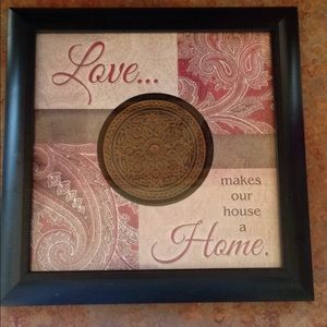 Love Makes Our House a Home wall art